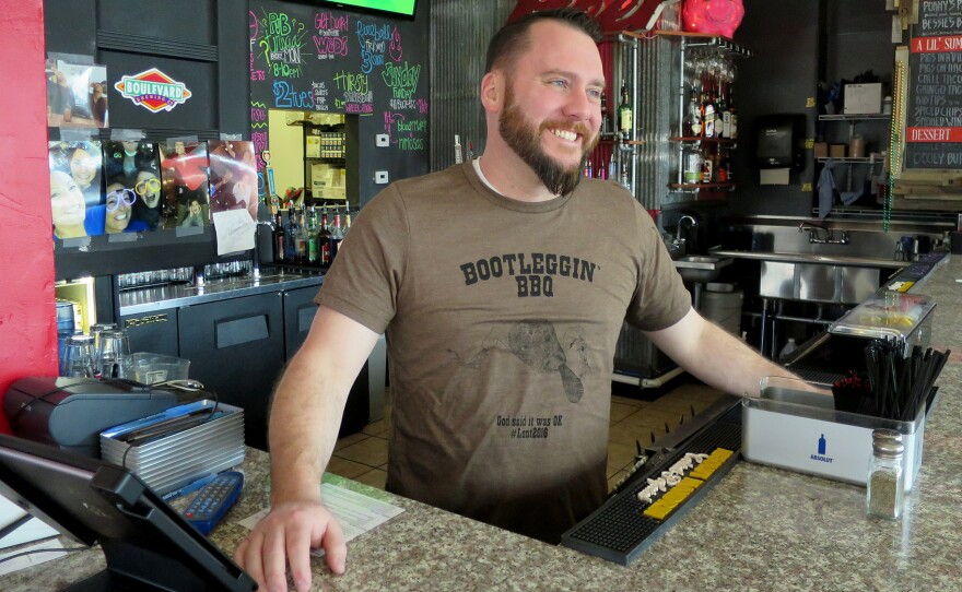 Brenton Brown is the co-owner of Bootleggin' BBQ in St. Louis, Mo., which is now serving "humanely trapped" smoked beaver on Fridays during Lent.