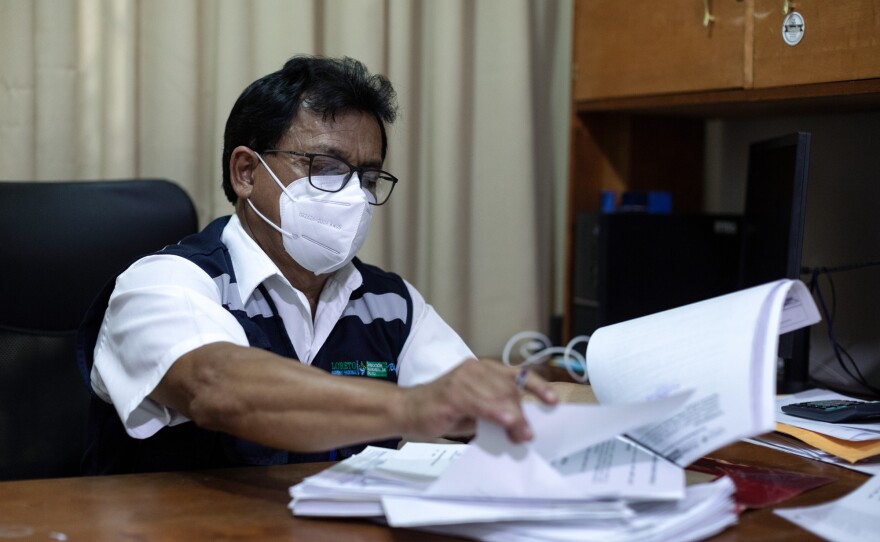 Elvis Sandoval (61) director of Environmental Health in Iquitos, Peru.