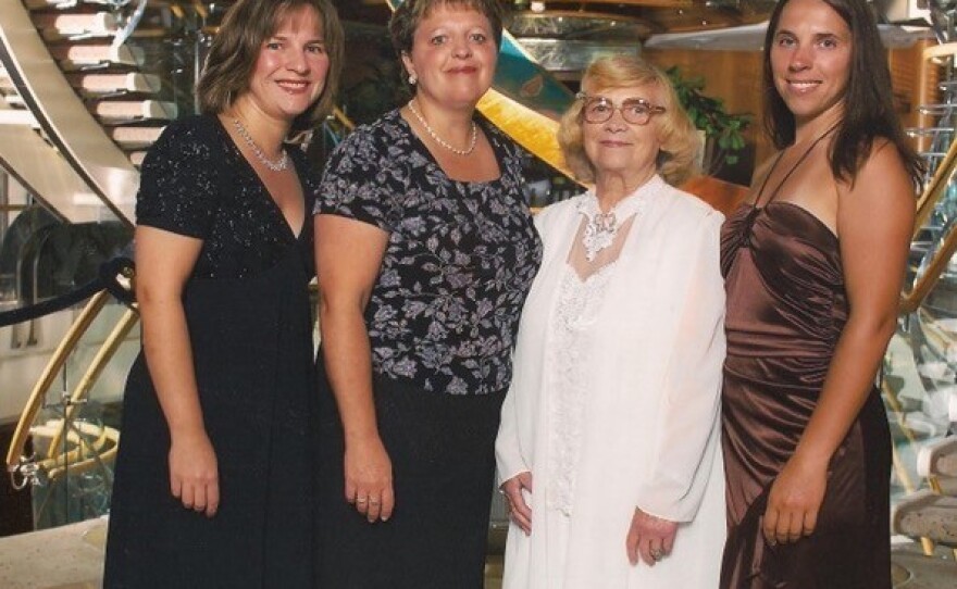 Sisters Dorothy Cassaro (left), Bernadette Sohler and Angie Kociolek with their mother, Annette, in happier times in 2006.