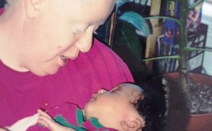 Natalie Devora with her daughter, Jewel Devora, as a baby.