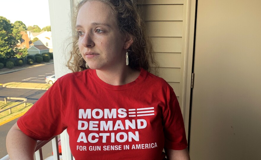Allison Graves' husband barricaded himself in his office while the mass shooting rampage unfolded outside the door. "When it happens, it forever changes you," she says. "The activism is a part of healing."