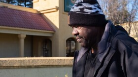 Curtis Freeman has a room at a motel in Sacramento through Project Roomkey, Monday, Jan. 18 2021.