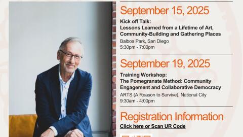 Kickoff Talk Milenko Matanovic: 'Lessons Learned from a Lifetime of Art, Community Building and Gathering Places'