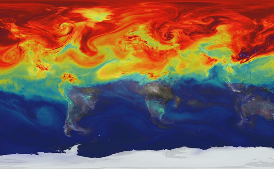 A NASA supercomputer model provides a new portrait of a greenhouse gas.