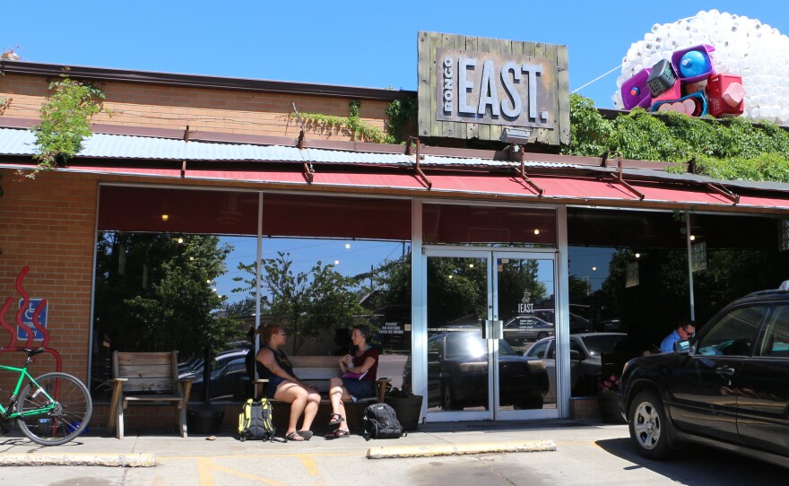 At Bongo East, high school kids are learning a skill that's sure to come useful in college: making espresso.