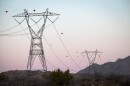 Power transmission lines run through Jacumba Hot Springs, March 9, 2021. 