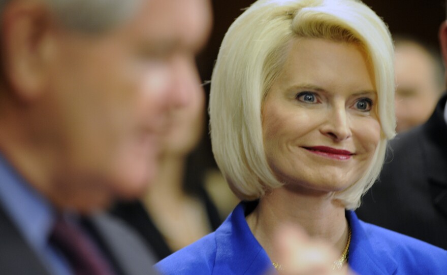 Republican presidential candidate Newt Gingrich has acknowledged having an extramarital affair with Callista (above), then a congressional aide and now his third wife, while he was married to his second wife.