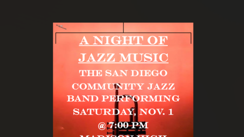 A Night of Jazz Music Flyer