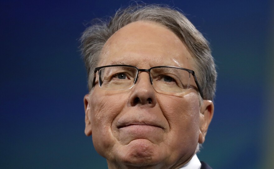 National Rife Association CEO Wayne LaPierre told members of the group's board on Monday that the coronavirus has forced layoffs and other cost-cutting measures.