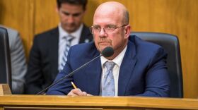 San Diego City Councilman Scott Sherman sits at the dais, Dec. 12, 2016.