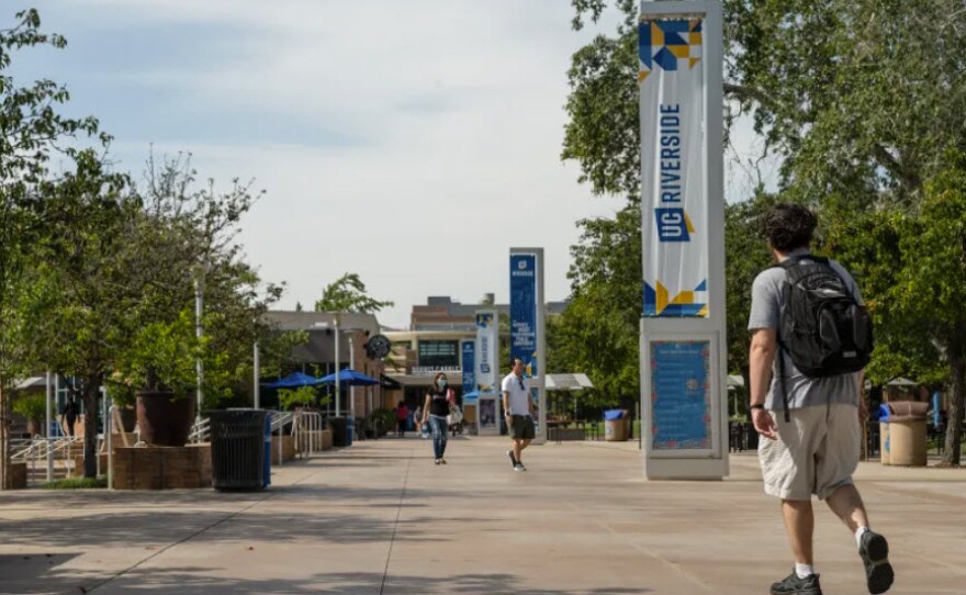 The University of California, Riverside campus in Riverside on June 9, 2022.