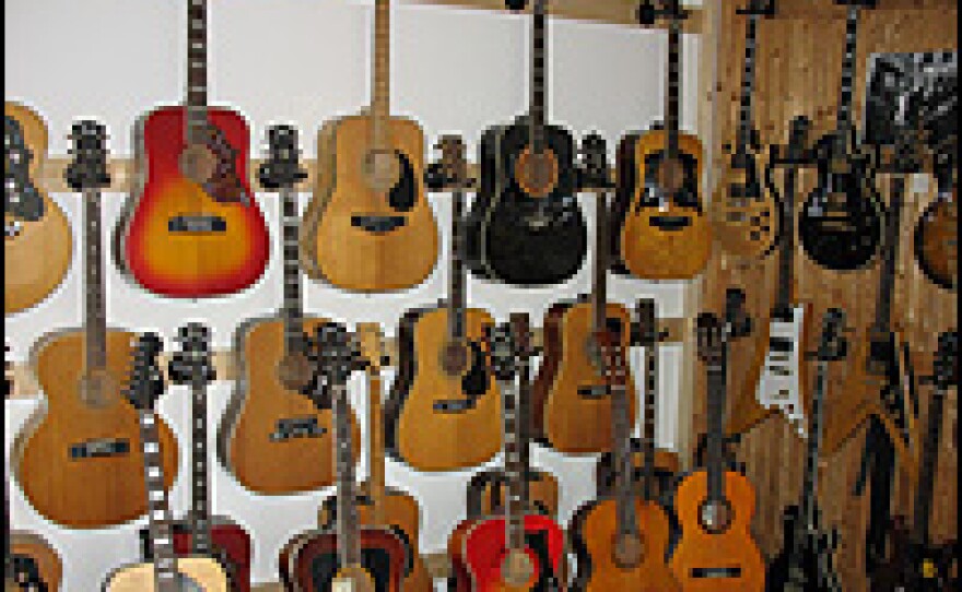 Ingo's Vintage Ibanez Museum includes more than 60 instruments.