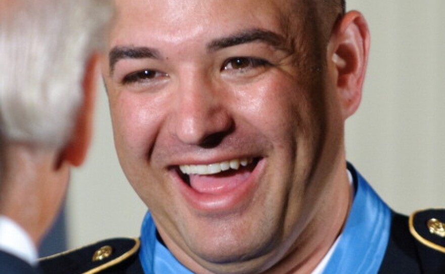 Medal of Honor recipient Army Sgt. 1st Class Leroy A. Petry