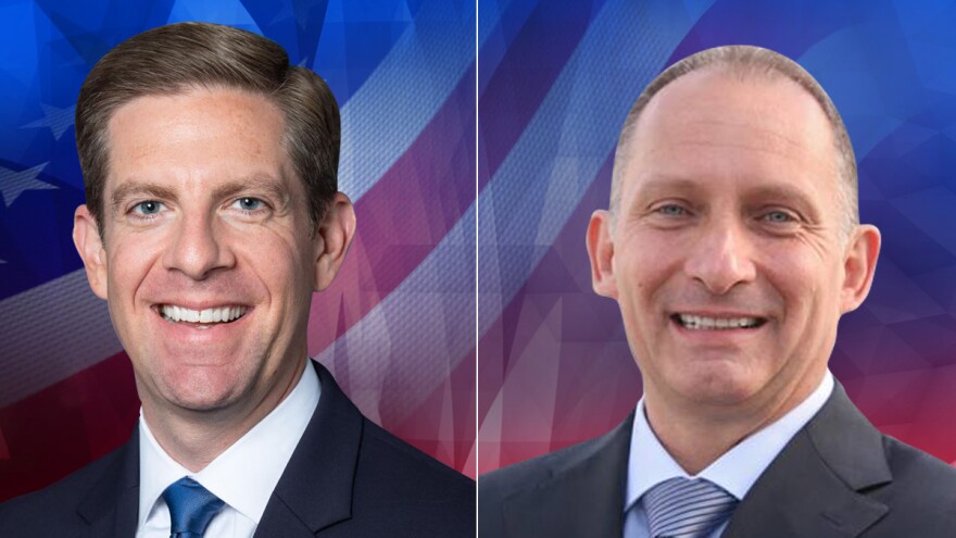 49th Congressional District candidates Mike Levin and Brian Maryott are pictured in this undated photo.