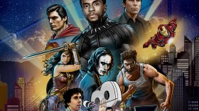 Film poster. There is no bigger genre of film right now than the superhero movie, continually producing the highest-grossing movies in the world and starring the highest-paid actors. "Rise Of The Superheroes" is a detailed look into how superhero films conquered the world, from Tim Burton's "Batman" movies to "The Avengers."