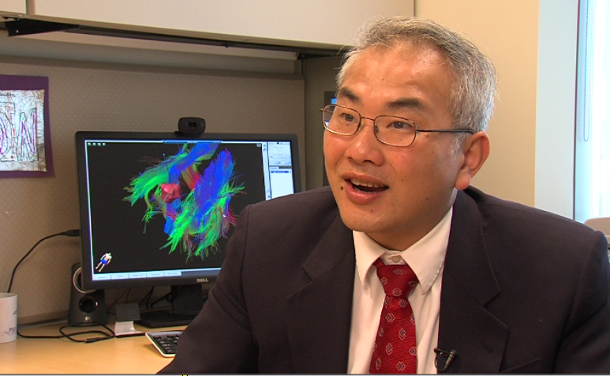 Dr. Clark Chen discusses the advantages of using cutting edge imaging tools at his office on July 17, 2014.