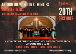 Around the World in 80 Minutes: A Concert of Christmas and Holiday Favorites from Around the Globe