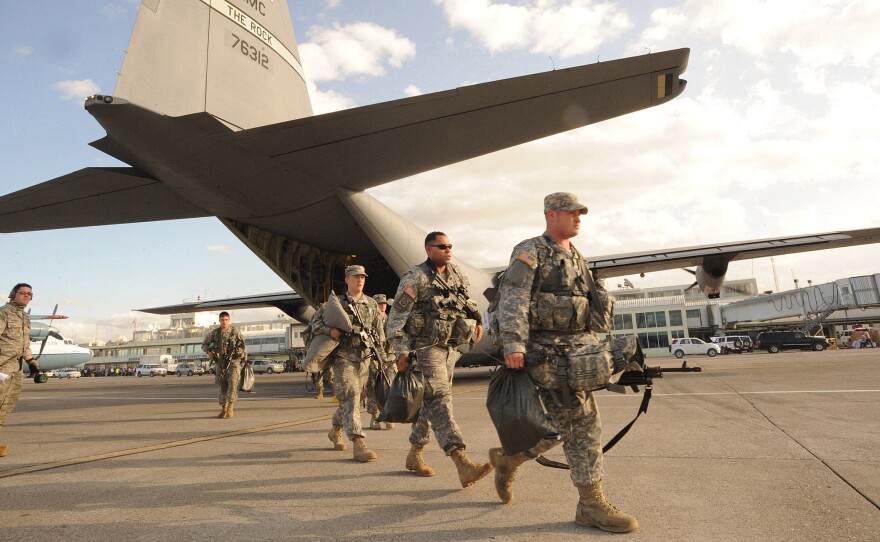 US soldiers have intervened in during natural disasters such as the 2010 earthquake in Haiti. But a disease outbreak is more complicated.