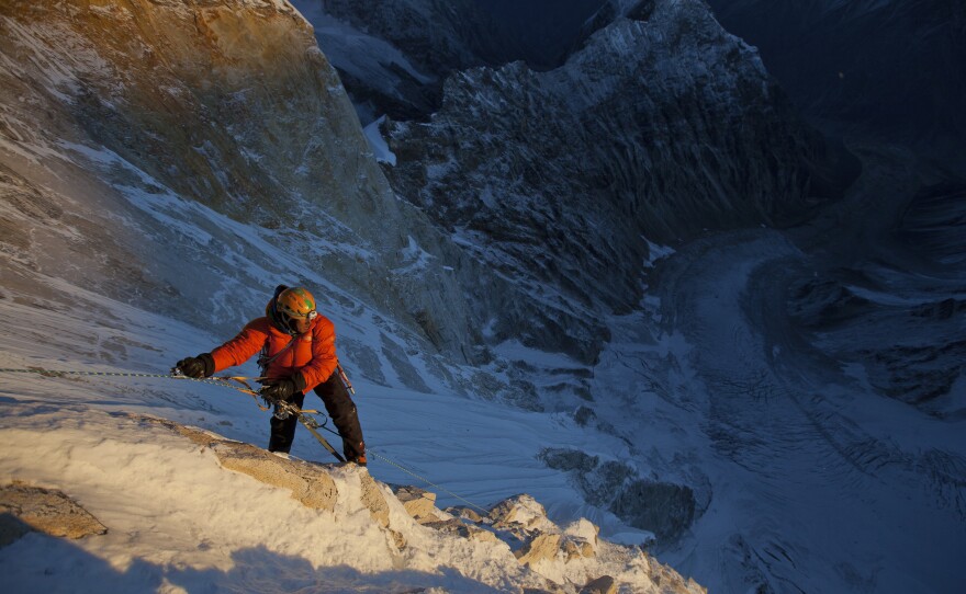 Conrad Anker, Jimmy Chin and Renan Ozturk attempted to summit Meru in 2008, but were forced to turn around just 100 meters shy of the peak.