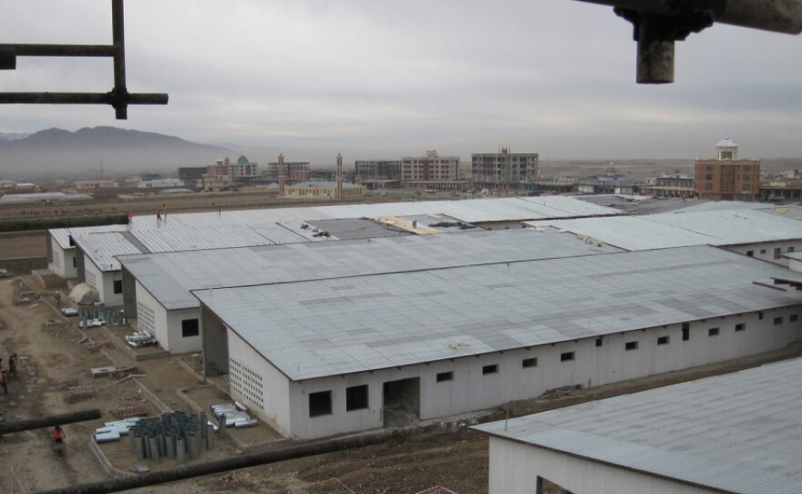 The Gardez Hospital in Afghanistan's Paktia province as seen in 2012. The U.S.-funded hospital still has construction deficiencies nearly five years after the original target date for its completion.