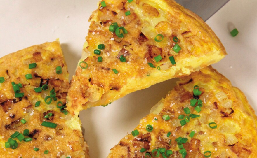 Potato, Onion, and Cheese Frittata
