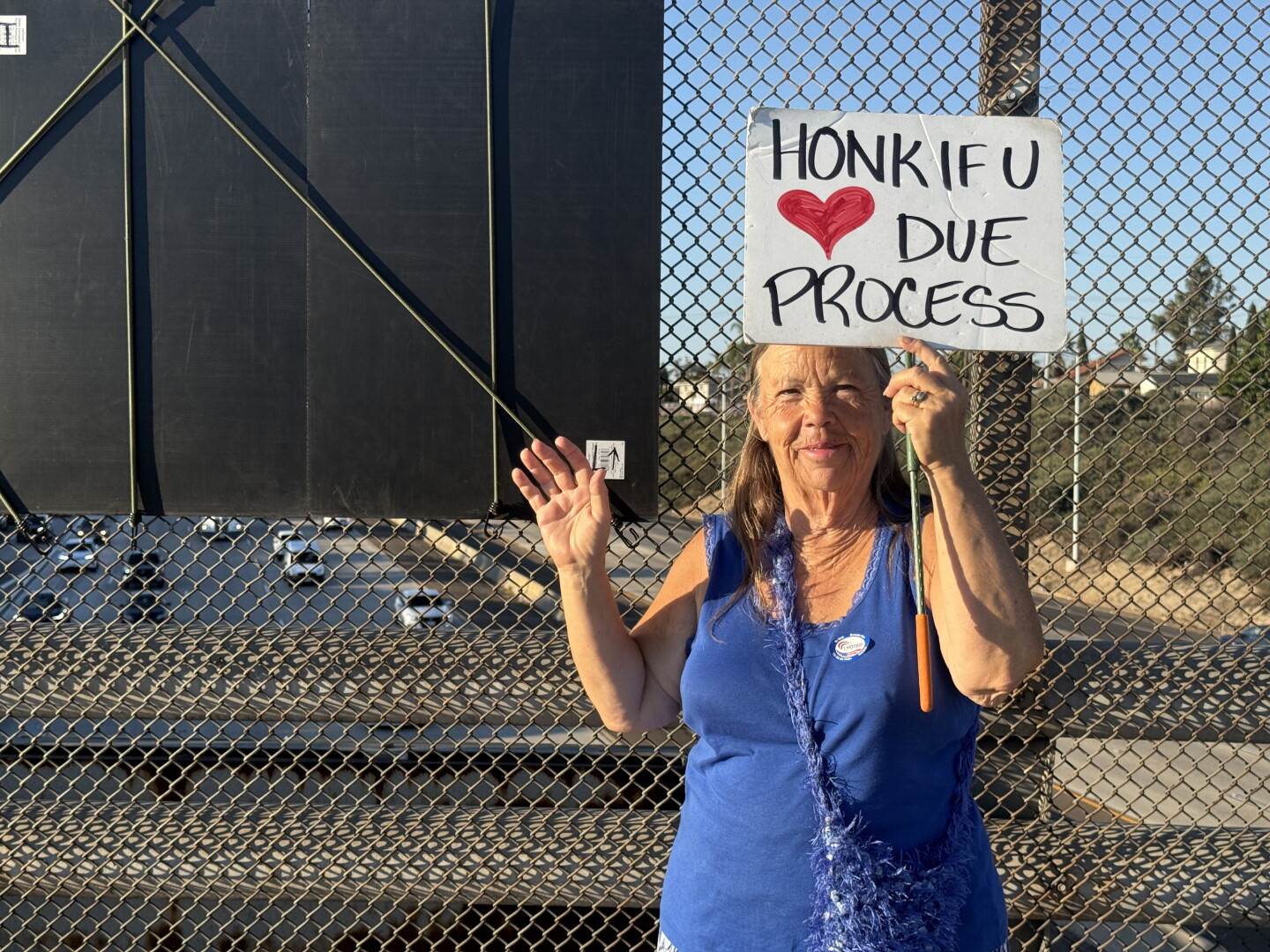 Ramona Konar poses for a portrait on the Meade Avenue bridge on Oct. 8, 2026.