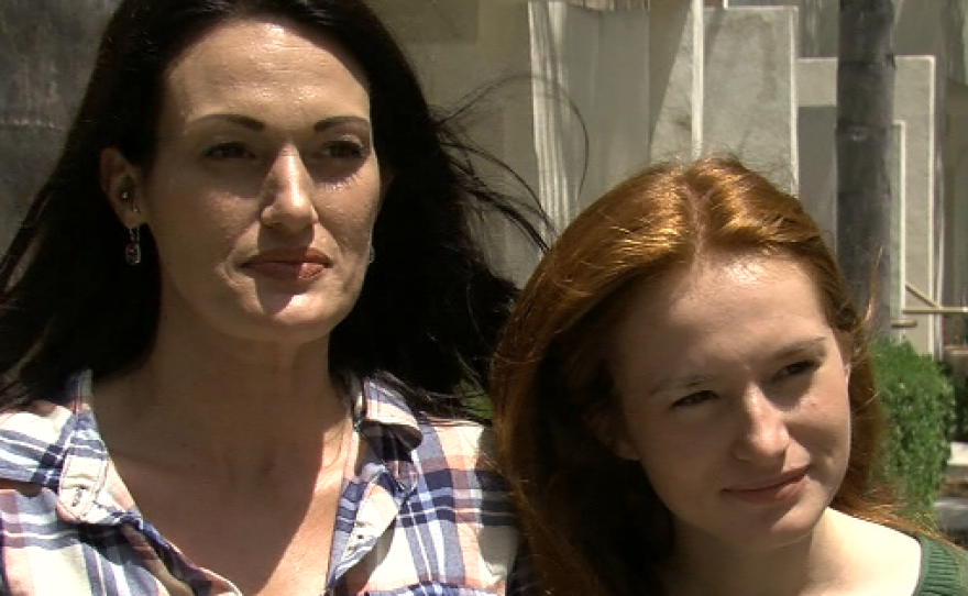 Jennifer Pankey and her daughter, McKenzie, are former residents of the Solutions for Change program in Vista, Aug. 8, 2016.