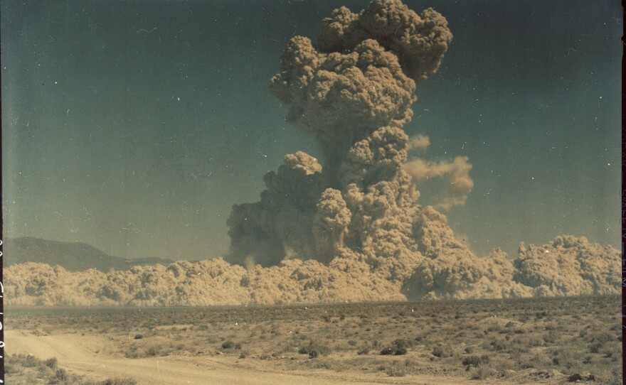 In the 1950s and '60s, the U.S. government conducted a series of nuclear tests in the Nevada desert.