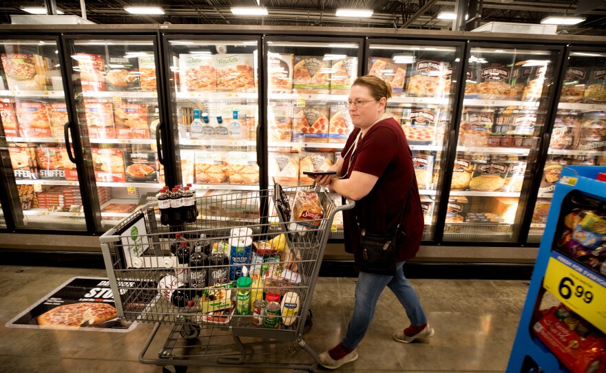 In a matter of a year, Smith says, she noticed Instacart's pay declining for each order she shops and delivers: "I was making the same amount of money in 40 hours that I'm making in 50 now."