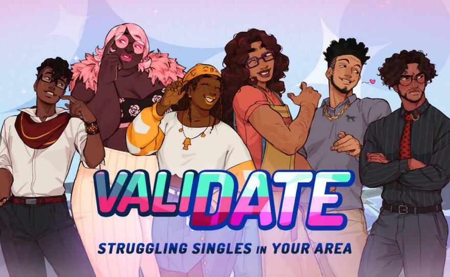 A screenshot from the game <em>ValiDate.</em>