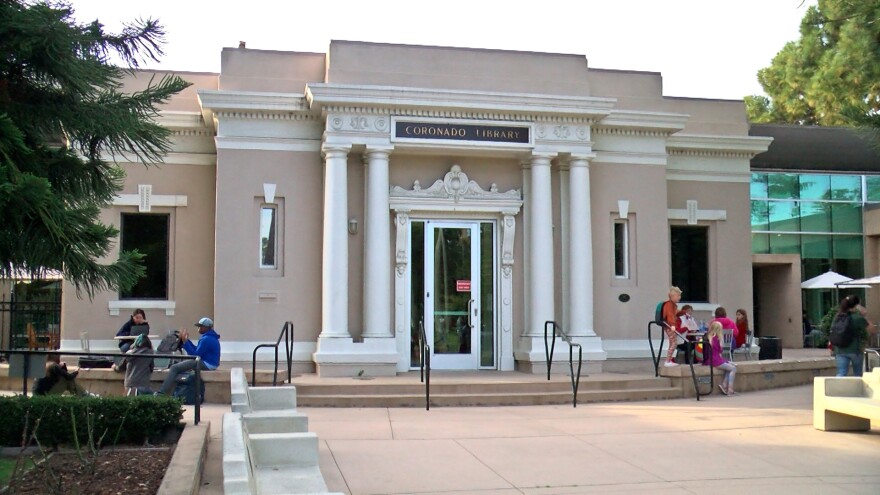 The Coronado Library is seen in this image taken Jan. 19, 2024. Coronado, Calif.