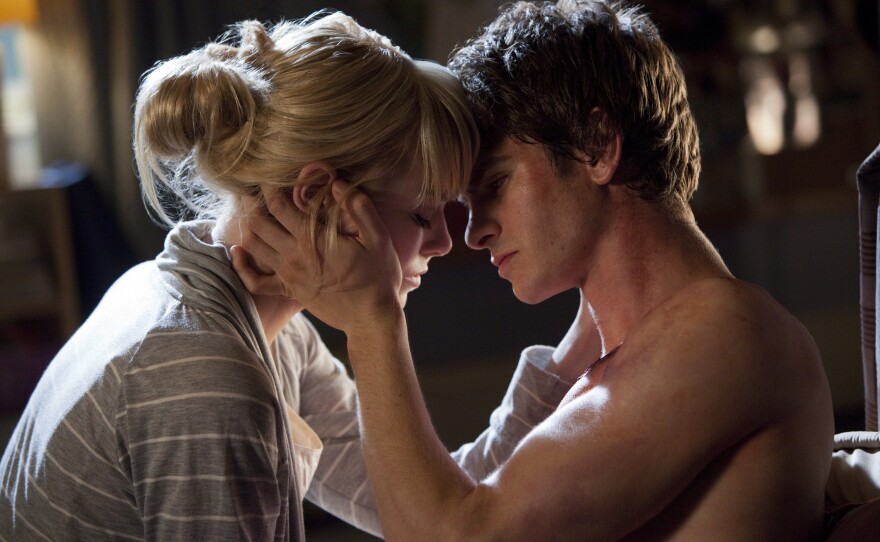 Emma Stone and Andrew Garfield in "The Amazing Spider-Man."