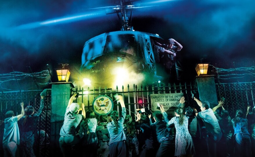 A photo of the 2019 touring production of "Miss Saigon."