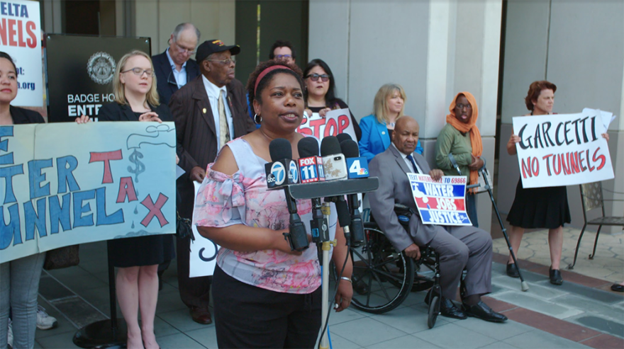 Tunnels protest (undated photo)