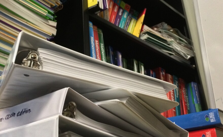 Just some of the more than 700 math books that have been reviewed for Common Core alignment by Professor William Schmidt and his team at Michigan State's Center for the Study of Curriculum.