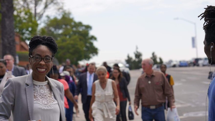 San Diego City Council District 4 candidate Monica Montgomery Steppe is shown in this undated photo.