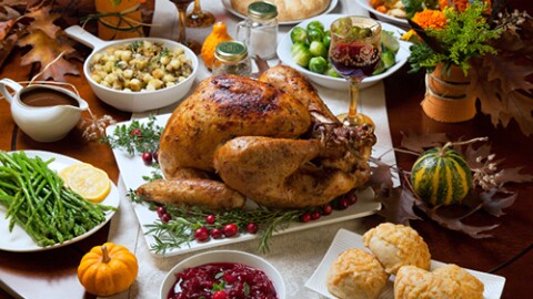 Thanksgiving Dinner at the Hotel Del Coronado