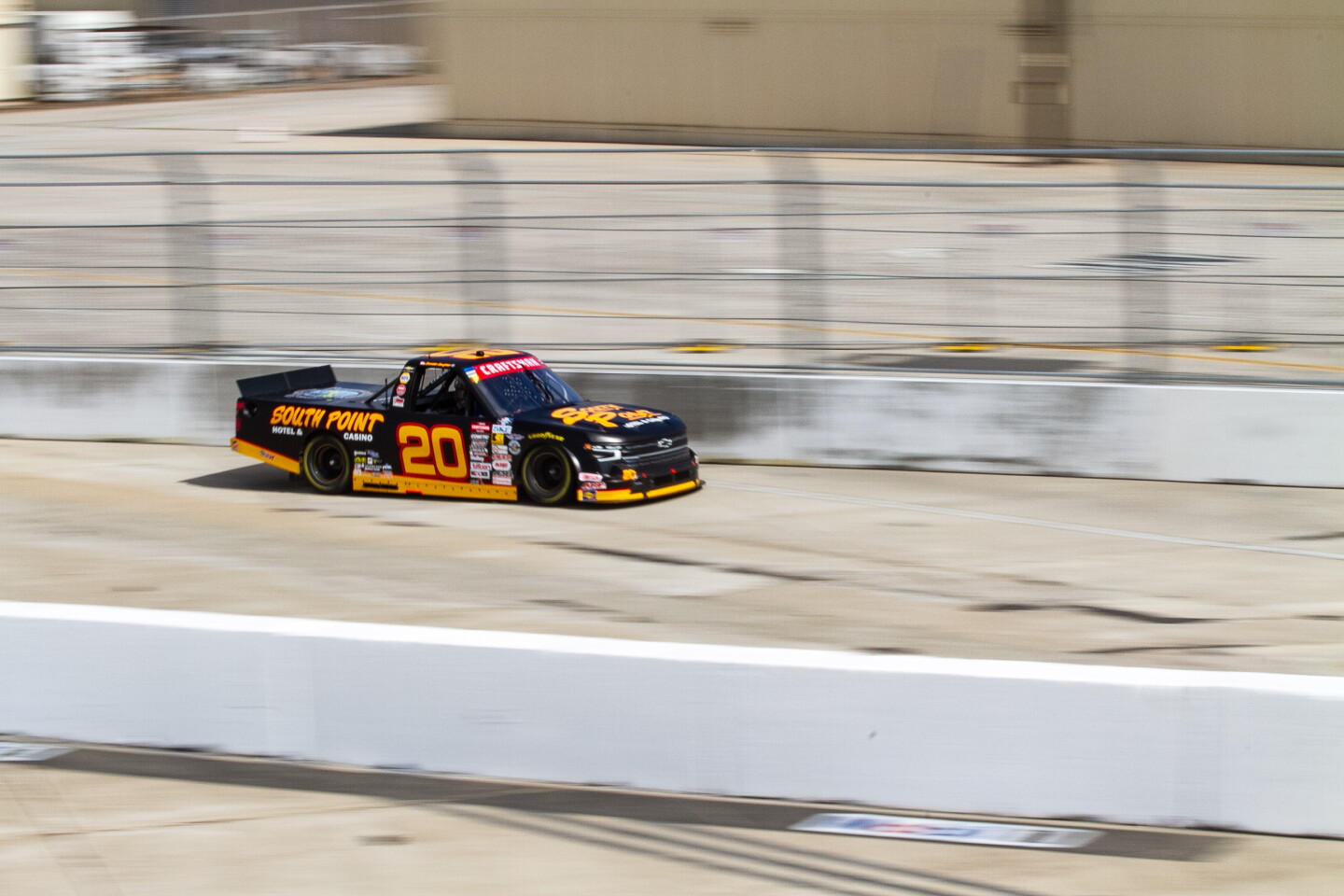 Car in race at NASCAR San Diego Weekend presented by Anduril at Naval Base Coronado on June 19, 2026.