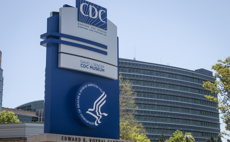 The Centers for Disease Control and Prevention offices in Atlanta are seen in 2022. The agency is investigating a rise in cyclosporiasis cases.