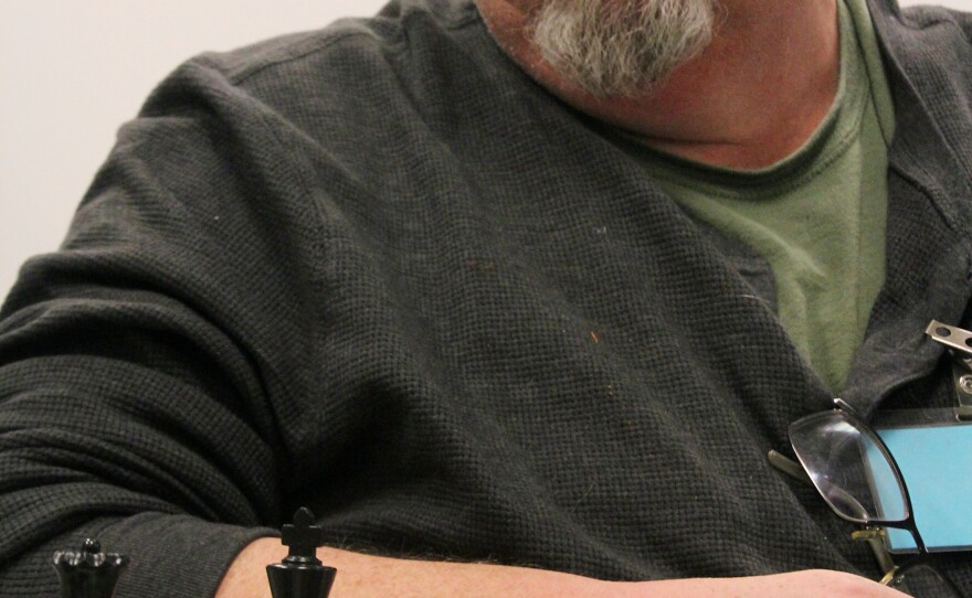 Albert French teaches chess at the Northern New Hampshire Correctional facility in Berlin, N.H. He is a top ranked chess player and has been volunteering at the prison for the last eight years.