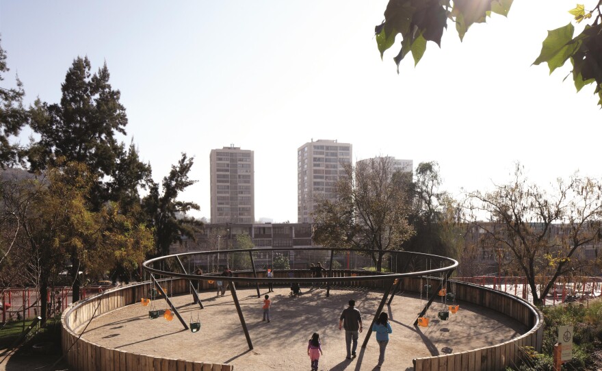 Bicentennial Children's Park, Santiago, Chile, 2012: Built into a hillside, this 10-acre park was designed in celebration of Chile's bicentennial.