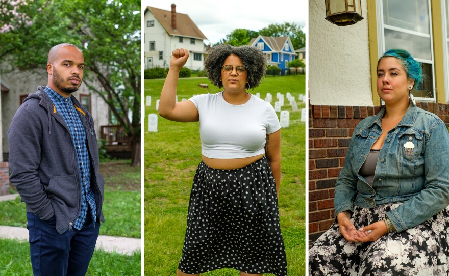 Jeremiah Ellison, Kandace Montgomery and Arianna Nason are among those leading the push to dismantle the Minneapolis police department.