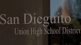 Undated picture of the San Dieguito Union High School District administration building, Encinitas, CA.