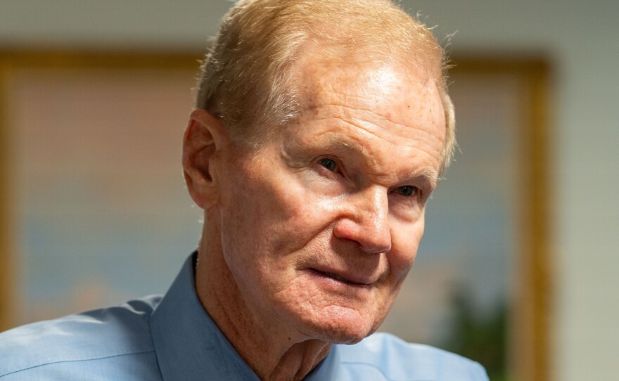 NASA Administrator Bill Nelson at the space agency's headquarters in Washington, D.C., on Wednesday.