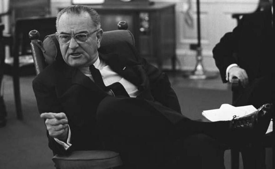 Lyndon Baines Johnson, 36th President of the United States.