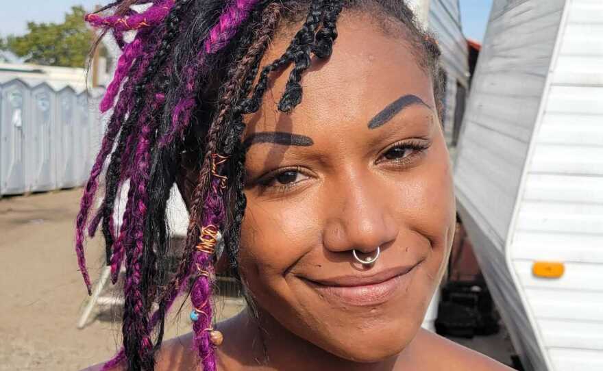 Marche Osborne, 31, says she uses fentanyl because it's the opioid most widely available in many street drug markets in the U.S. She says it's making addicts, including herself, far more vulnerable.