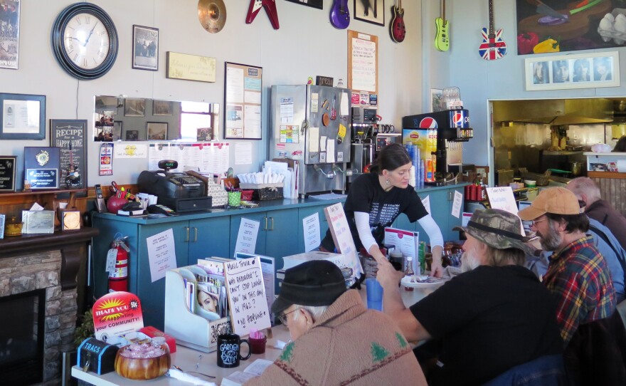 The Garden of Eatin' diner is in Galesville, Wis., where many Democratic voters decided to vote for Donald Trump during the 2016 election.