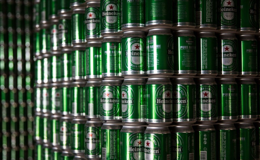 Heineken has bottling plants around the world.