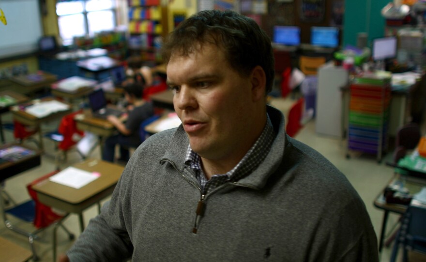 West Side Elementary School Principal John Skinner first came to Sidney as a teacher in 2007.