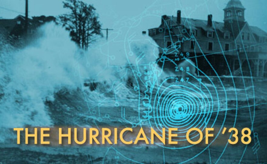 Promotional graphic for the program "The Hurricane Of '38."